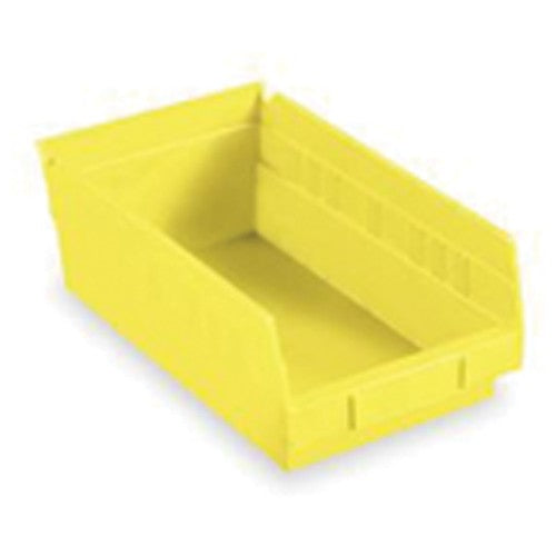 8 3/8″ × 17 7/8″ × 4″ - Yellow Economy Shelf Bin - Eagle Tool & Supply