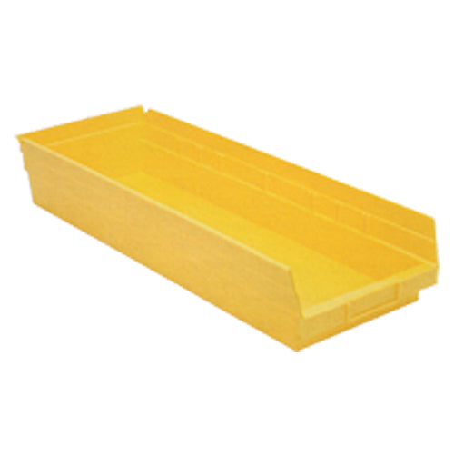 8 3/8″ × 23 5/8″ × 4″ - Yellow Economy Shelf Bin - Eagle Tool & Supply