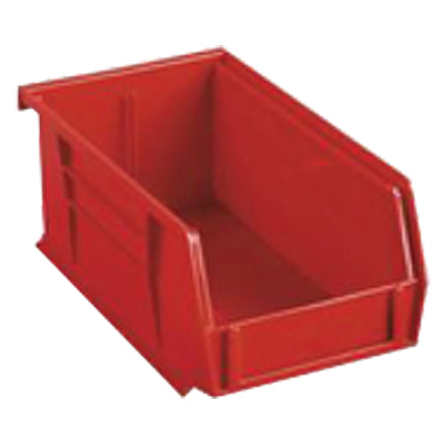 4 1/8″ × 7 3/8″ × 3″ - Red Hanging or Stackable Bin - Eagle Tool & Supply