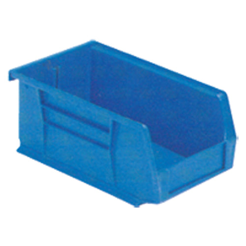 4 1/8″ × 7 3/8″ × 3″ - Blue Hanging or Stackable Bin - Eagle Tool & Supply