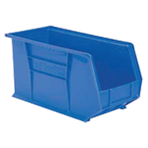 8 1/4″ × 18″ × 9″ - Blue Hanging or Stackable Bin - Eagle Tool & Supply