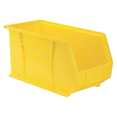 8 1/4″ × 18″ × 9″ - Yellow Hanging or Stackable Bin - Eagle Tool & Supply