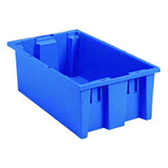 18″ × 11″ × 6″ - Blue - Nest Stack Tote Box - Eagle Tool & Supply