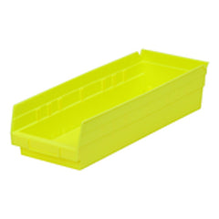 6 5/8″ × 17 7/8″ × 4″ - Yellow Economy Shelf Bin - Eagle Tool & Supply