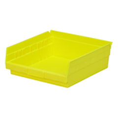 11 1/8″ × 11 5/8″ × 4″ - Yellow Economy Shelf Bin - Eagle Tool & Supply