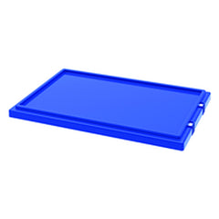 Blue Lid for use with Akro Nest-Stack Tote 35–240 - Eagle Tool & Supply