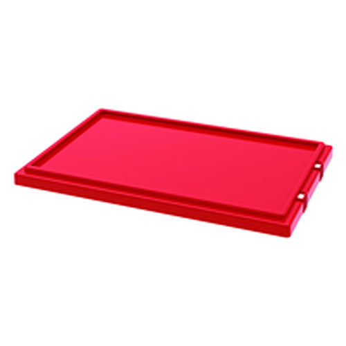 Red Lid for use with Akro Nest-Stack Tote 35–240 - Eagle Tool & Supply