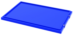 Blue Lid for use with Akro Nest-Stack Tote 35-300 - Eagle Tool & Supply