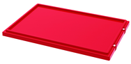 Red Lid for use with Akro Nest-Stack Tote 35-300 - Eagle Tool & Supply