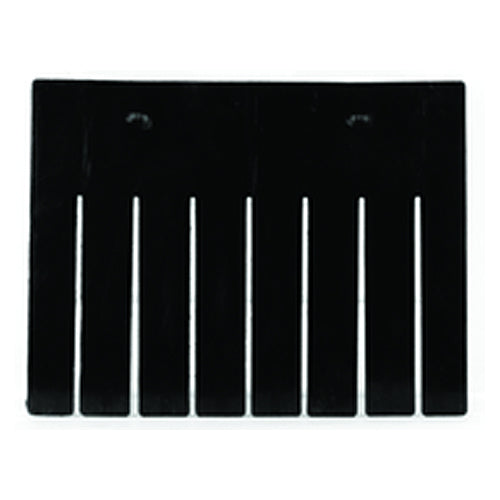 6-Pack - Black - Short Bin Dividers for use with Akro-Grid Container 33-168 - Eagle Tool & Supply