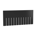 Black 6-Pack Short Bin Dividers for use with Akro-Grid Container 33-228 - Eagle Tool & Supply