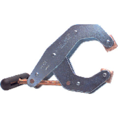 T-Handle Clamp With Cushion Handles - 3/8″ Throat Depth, 1″ Max. Opening - Eagle Tool & Supply