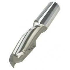 3/8" Dia. - 1/2" LOC - 2" OAL - 2 FL Carbide S/E HP End Mill-AlTiN - Eagle Tool & Supply