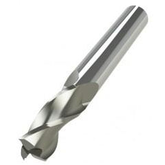 1/2" Dia. - 5/8" LOC - 2-1/2" OAL - 3 FL Carbide S/E HP End Mill-AlTiN - Eagle Tool & Supply