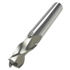 3/8" Dia. - 1/2" LOC - 2" OAL - 3 FL Carbide S/E HP End Mill-AlTiN - Eagle Tool & Supply