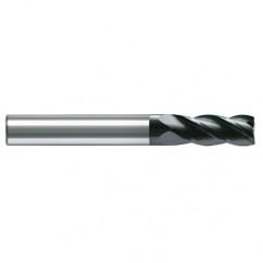 3mm Dia. - 57mm OAL - AlCrN - Solid Carbide - High Spiral End Mill - 4 FL - Eagle Tool & Supply