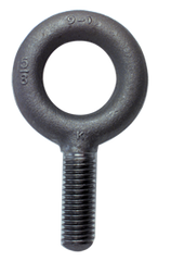 No Shoulder Plain Eye Bolt - 1-1/8-7 Thread, 2'' Eye Dia. - Eagle Tool & Supply