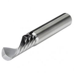 1/8" Dia. - 1-1/2" OAL - CBD - Router-Single Flute Plastic LH Spiral; RH Cut - Eagle Tool & Supply