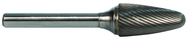 7/16 EdgeHog Tree Shape Radius End Carbide Bur SF-4 Standard Alt Diamond (Double) - Eagle Tool & Supply