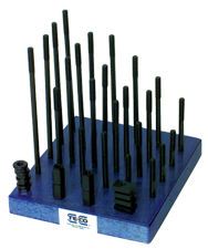 T-Nut and Stud Set - #20603; 3/8-16 Stud Size; 1/2 T-Slot Size - Eagle Tool & Supply