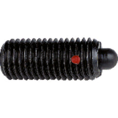 End Force Spring Plunger - 2.9 lbs Initial End Force, 11.1 lbs Final End Force (10–32 Thread) - Eagle Tool & Supply