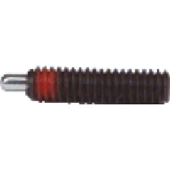 End Force Spring Plunger - 2.8 lbs Initial End Force, 7.2 lbs Final End Force (3/8″–16 Thread) - Eagle Tool & Supply