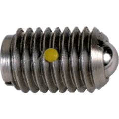 Ball Plunger - 3 lbs Initial End Force, 7 lbs Final End Force (1/4–20 Thread) - Eagle Tool & Supply
