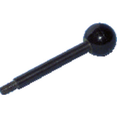 Plastic Ball Knob with Shaft - 1/2″–13 Thread Size, 10″ Handle Length, 5/8″ Thread Length - Eagle Tool & Supply
