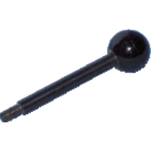 Plastic Ball Knob with Shaft - 1/4″–20 Thread Size, 6″ Handle Length, 1/2″ Thread Length - Eagle Tool & Supply