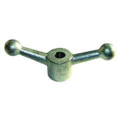 Cast Iron Ball Handles - Blank Hole, 4 3/4″ Width, 2 1/4″ Overall Height, 1 3/8″ Hub Height - Eagle Tool & Supply