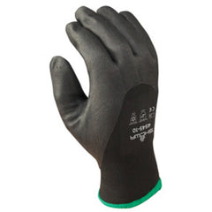 ‎Insulated foam nitrile coated 3/4 dipped 15 gauge black seamless nylon liner w/Acrylic fleece liner w/7 gauge brushed inner Acrylic fleece rec temps -15″ smooth black w/black/medium - Eagle Tool & Supply