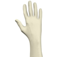 Disposable natural rubber latex 9 1/2″ 5-mil natural rolled cuff powder free textured grip/extra large - Eagle Tool & Supply