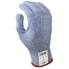Cut resistant 10-gauge seamless wire free knit HPPE blue/white ambidextrous ANSI CUT LEVEL 5/extra large - Eagle Tool & Supply