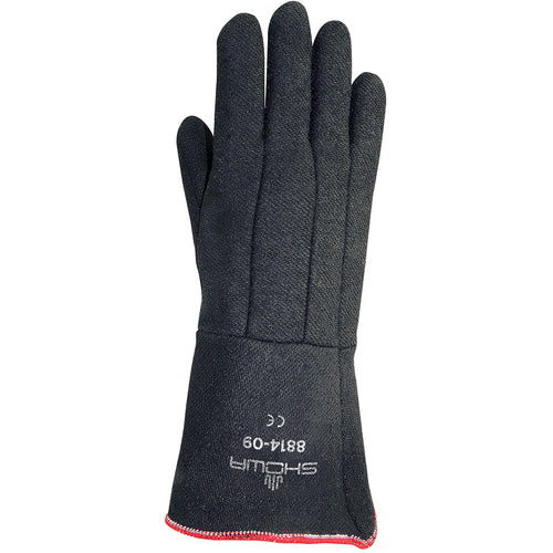 Insulated non woven heat resistant 14″ long black proprietary textured coating intermittent heat up to 500 degree F/XL - Eagle Tool & Supply
