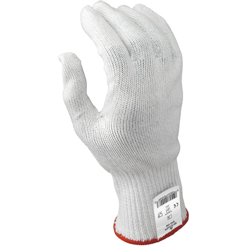 Cut resistant 10-gauge seamless knit HPPE w/Stainless Steel white ambidextrous ANSI CUT LEVEL 4/M - Eagle Tool & Supply