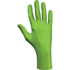 ‎Accelerator free disposable 100%-nitrile powder-free textured fingertips 9-1/2″ 4-mil rolled cuff green/extra large - Eagle Tool & Supply