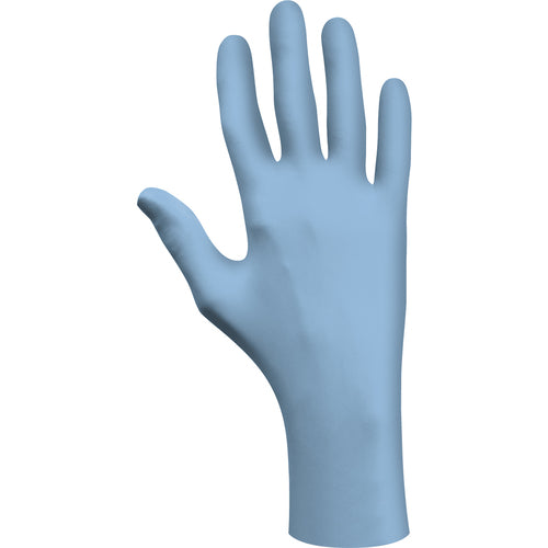 Disposable powder-free low-modulus 100%-nitrile 11″ 6-mil rolled cuff blue/small - Eagle Tool & Supply