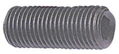 0-80 x 1/8 - Black Finish Heat Treated Alloy Steel - Socket Set Screws - Cup Point - Eagle Tool & Supply