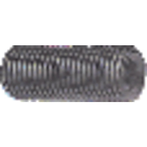 #10-32 × 1/2″ - Black Finish Heat Treated Alloy Steel - Socket Set Screws - Cup Point - Eagle Tool & Supply