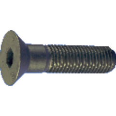 M3-0.50 × 6 mm - Black Finish Heat Treated Alloy Steel - Cap Screws - Flat Head - Eagle Tool & Supply