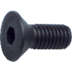 #10-24 × 1″ - Black Finish Heat Treated Alloy Steel - Cap Screws - Flat Head - Eagle Tool & Supply