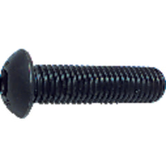 ‎5/16″-24 × 1/2″ - Black Finish Heat Treated Alloy Steel - Cap Screws - Button Head - Eagle Tool & Supply