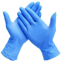 Extra-Large Blue Nitrile 10 mil Disposable Gloves (Box/50) - Exact Industrial Supply