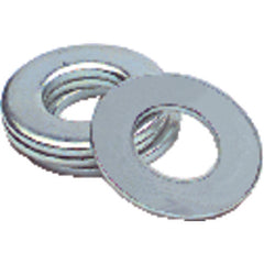 5/16″ Bolt Size - Zinc Plated Carbon Steel - Flat Washer - Eagle Tool & Supply