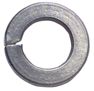 1 Bolt Size - Zinc Plated Carbon Steel - Lock Washer - Eagle Tool & Supply