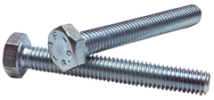 M10 - 1.50 x 30 - Zinc Plated Heat Treated Alloy Steel - Cap Screws - Hex - Eagle Tool & Supply