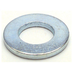 M10 Bolt Size - Zinc Plated Carbon Steel - Flat Washer - Eagle Tool & Supply