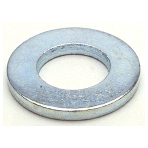 M6 Bolt Size - Zinc Plated Carbon Steel - Flat Washer - Eagle Tool & Supply