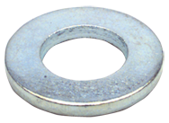 M24 Bolt Size - Zinc Plated Carbon Steel - Flat Washer - Eagle Tool & Supply