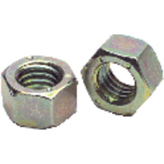 3/8″-24 - Zinc / Yellow / Bright - Finished Hex Nut - Eagle Tool & Supply